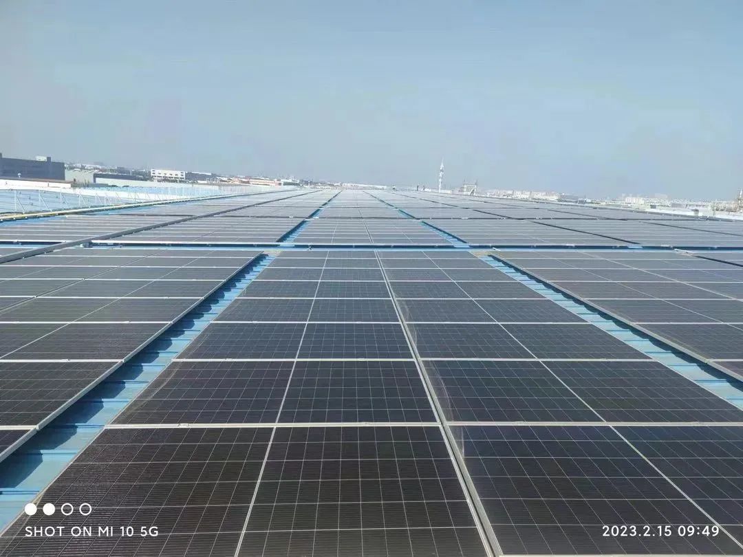 節能增效助生產 光伏助力碳達峰